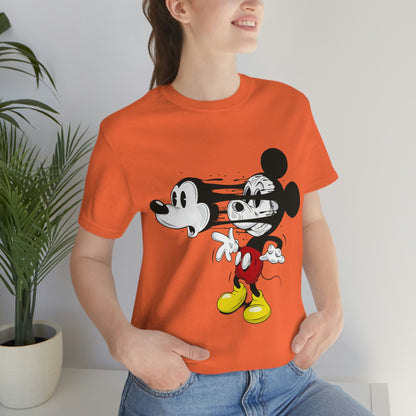 Losing Face Mickey, Unisex Jersey Short Sleeve Tee