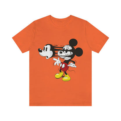 Losing Face Mickey, Unisex Jersey Short Sleeve Tee