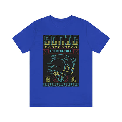 Sonic The Hedgehog 1991, Unisex Jersey Short Sleeve Tee