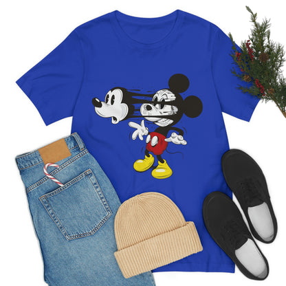 Losing Face Mickey, Unisex Jersey Short Sleeve Tee