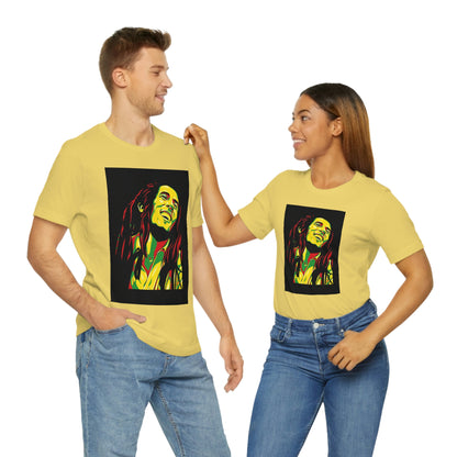 Raggae Music Legend , Unisex Jersey Short Sleeve Tee