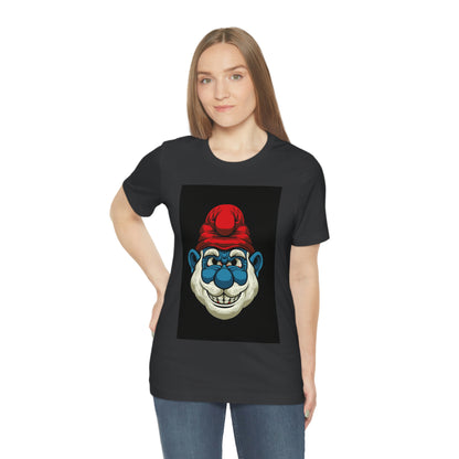 Feisty Smurf, Unisex Jersey Short Sleeve Tee