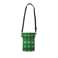 Green Leaf Marijuana Pot Weed Leaf 420 Leaf Small Cell Phone Wallet