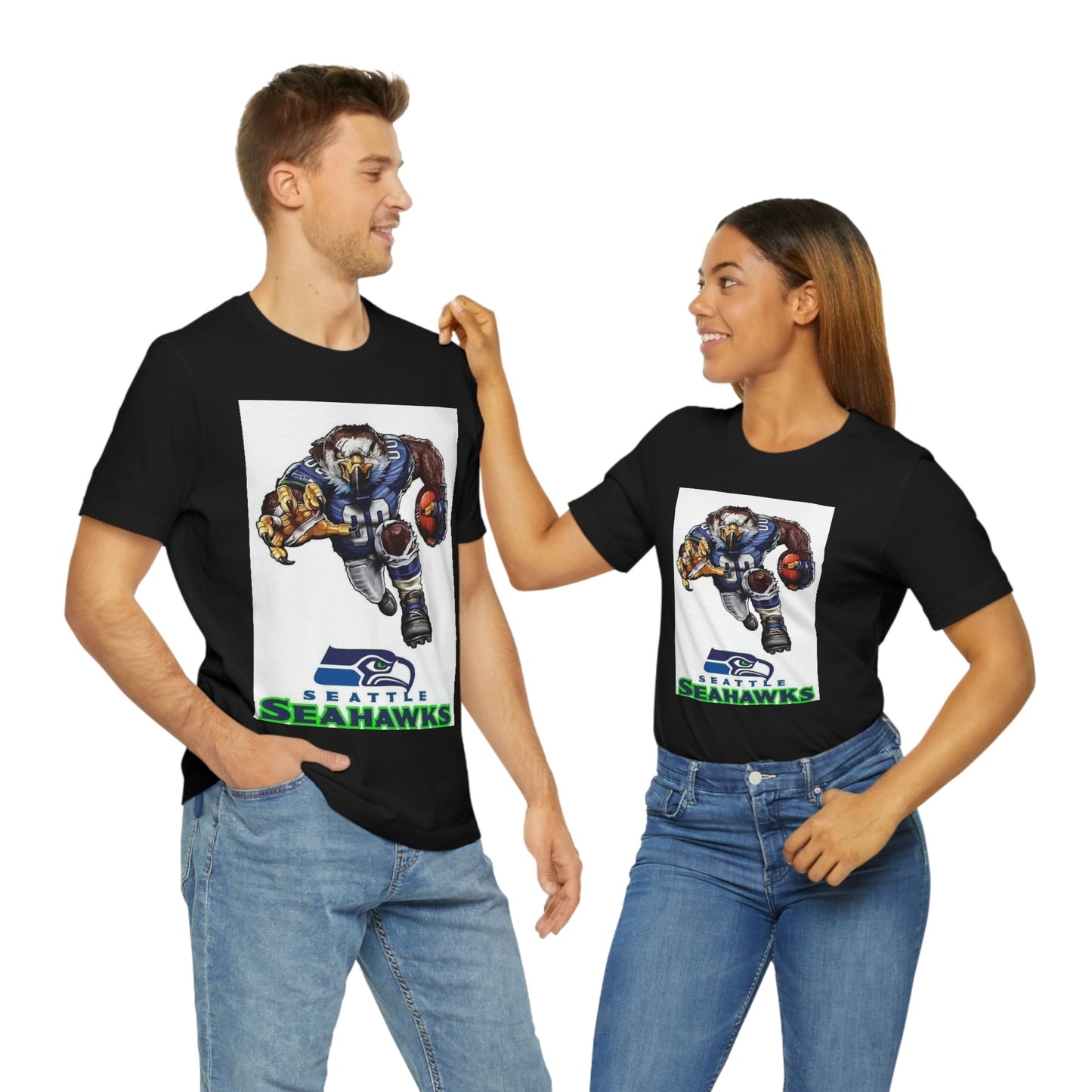 Seattle Football Sports Team Jersey Short Sleeve Tee