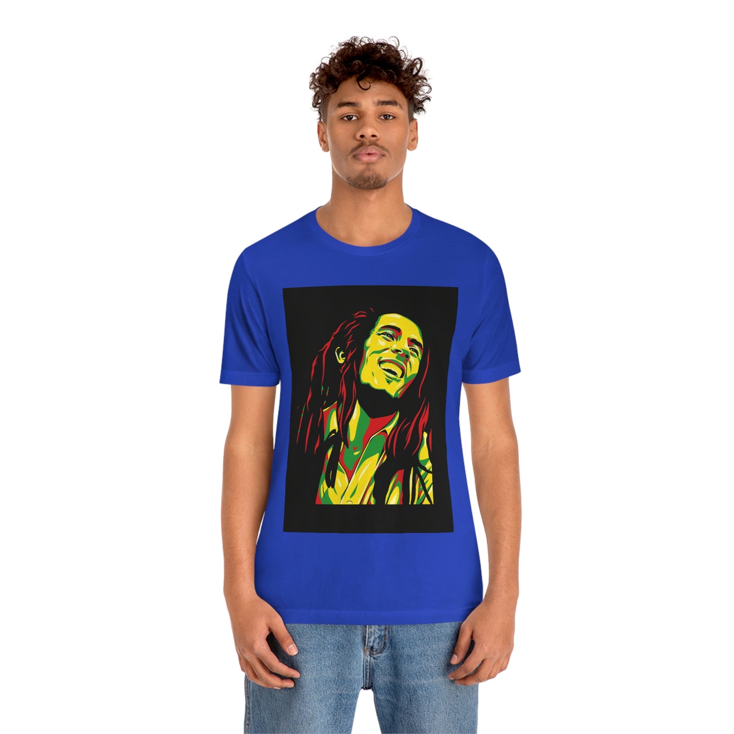 Raggae Music Legend , Unisex Jersey Short Sleeve Tee