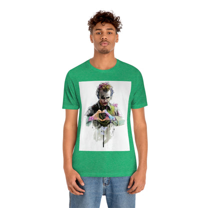 Man Who Stole Our Hearts, Joker Unisex Jersey Short Sleeve Tee