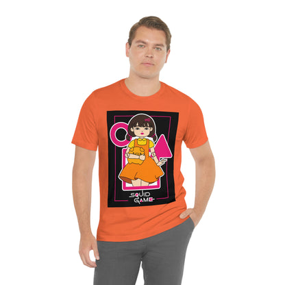 Quid Game Girl, It Cover Unisex Jersey Short Sleeve Tee