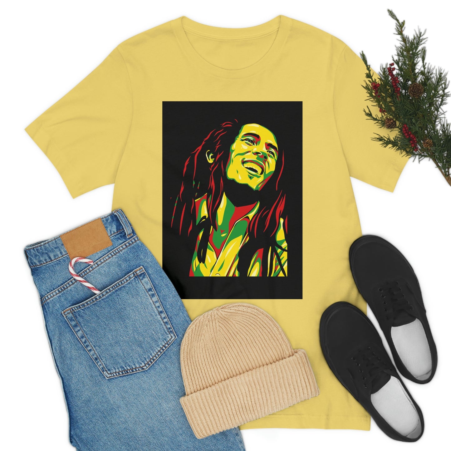 Raggae Music Legend , Unisex Jersey Short Sleeve Tee