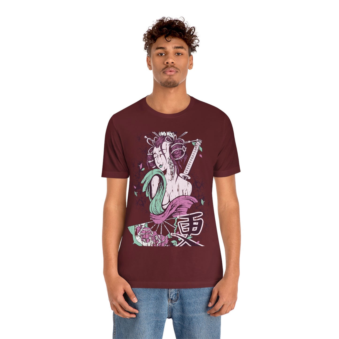 Geisha Girl, Unisex Jersey Short Sleeve Tee