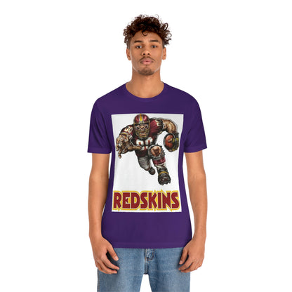 Redskins Football Sports Team Jersey Short Sleeve Tee