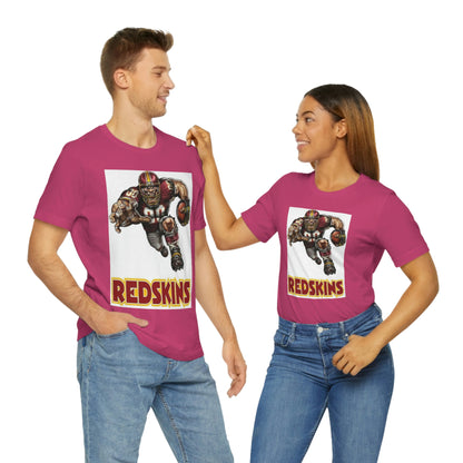 Redskins Football Sports Team Jersey Short Sleeve Tee