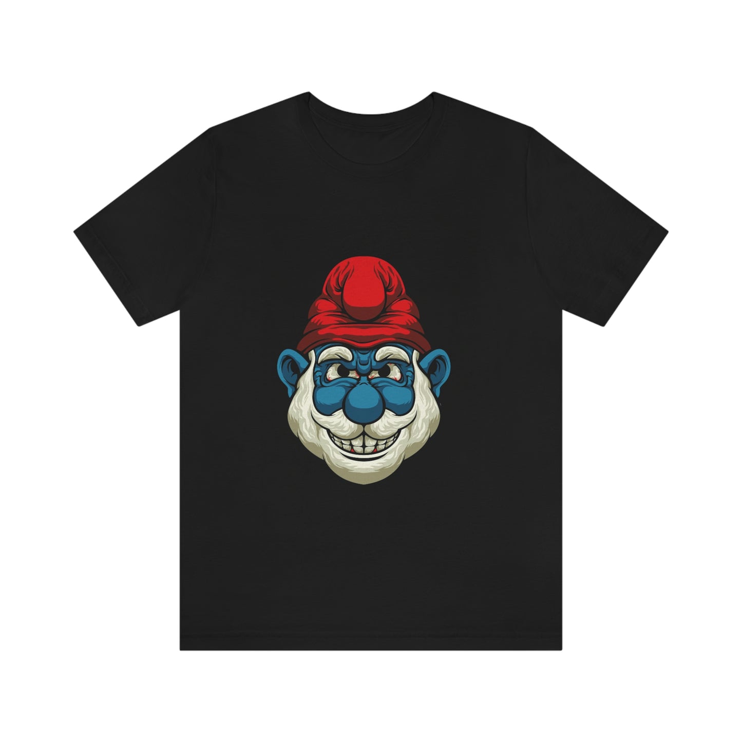 Feisty Smurf, Unisex Jersey Short Sleeve Tee