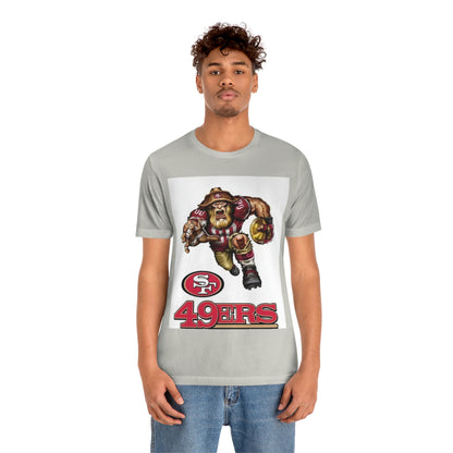 California 49ers Football Sports Team Jersey Short Sleeve Tee