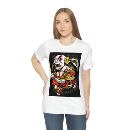 Samurai Warrior, Unisex Jersey Short Sleeve Tee