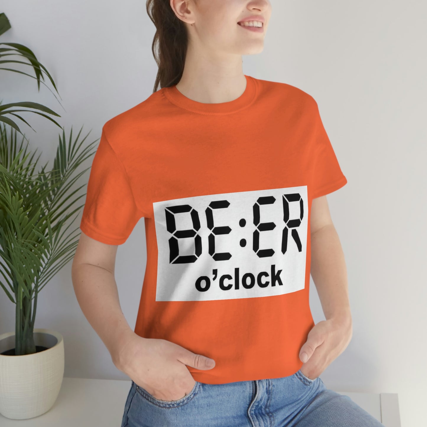 Beer O' Clock, , Unisex Jersey Short Sleeve Tee