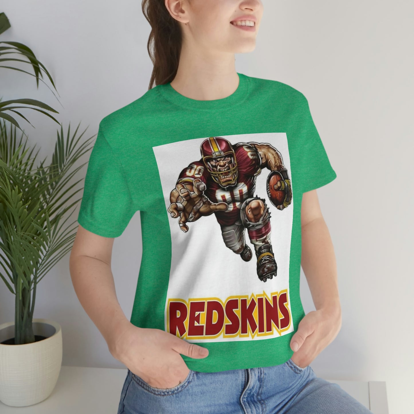 Redskins Football Sports Team Jersey Short Sleeve Tee