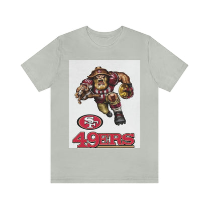 California 49ers Football Sports Team Jersey Short Sleeve Tee