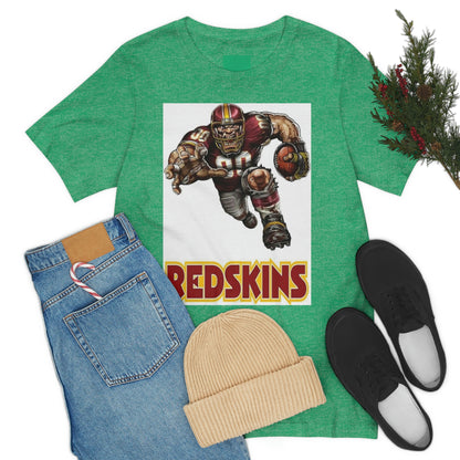 Redskins Football Sports Team Jersey Short Sleeve Tee