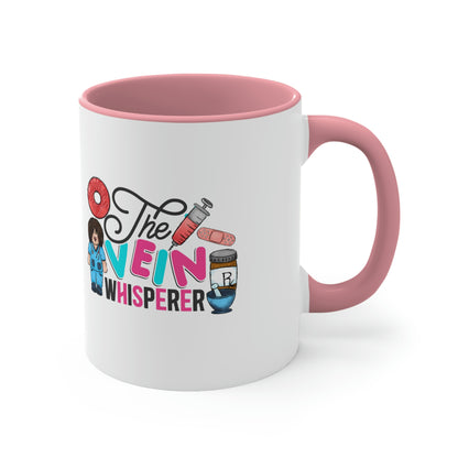 Nurse, Rn, Female 2, The Vein Whisperer, Coffee Mug, 11oz