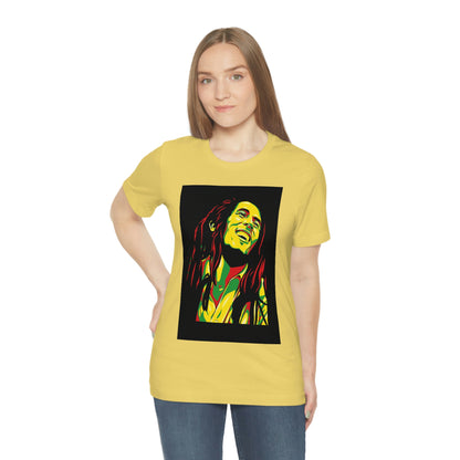 Raggae Music Legend , Unisex Jersey Short Sleeve Tee