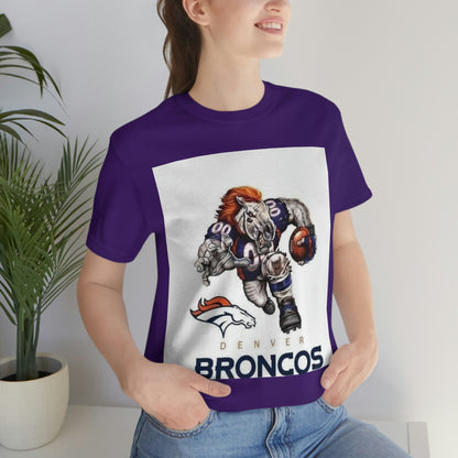 Denver Colorado Football Sports Team Unisex Jersey Short Sleeve Tee