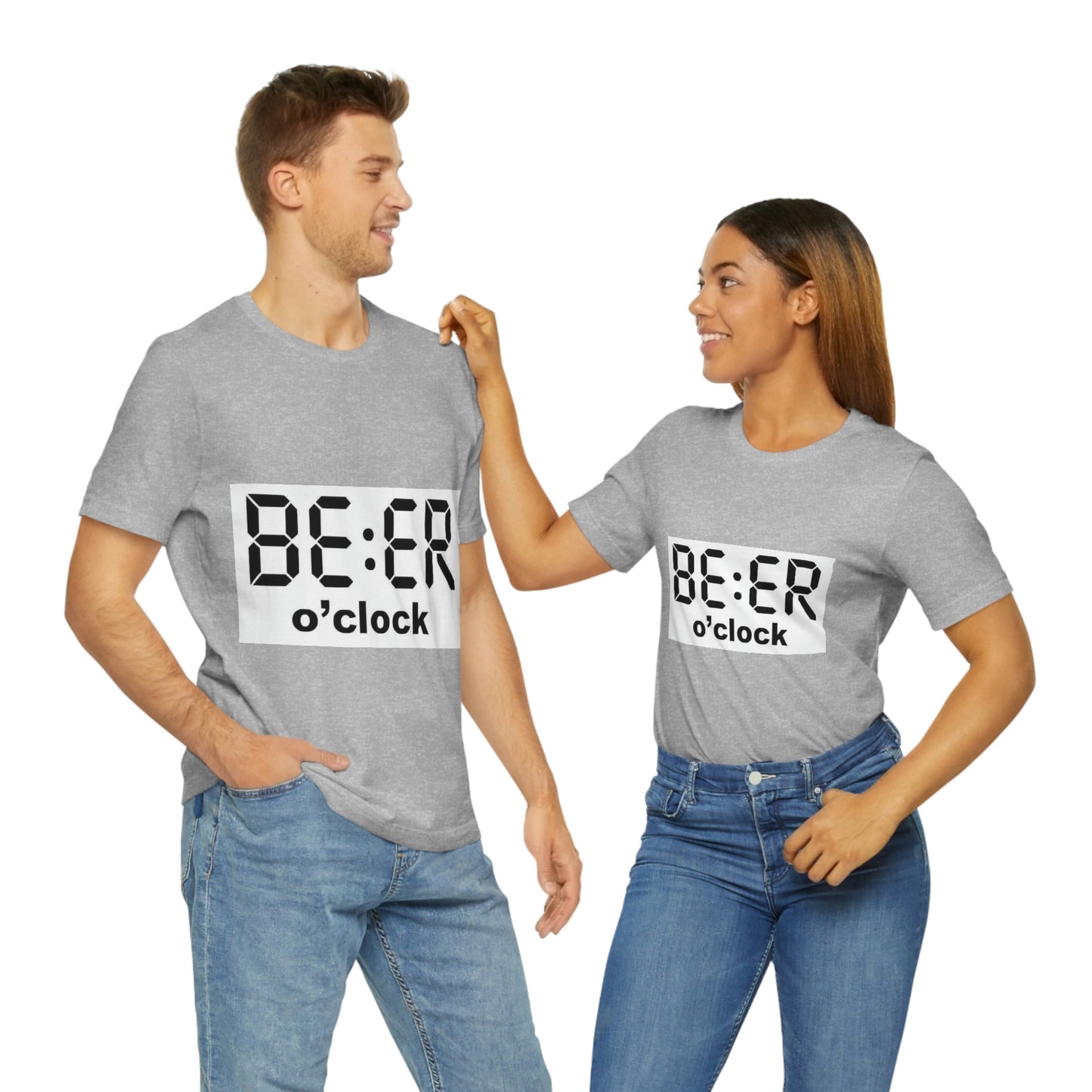 Beer O' Clock, , Unisex Jersey Short Sleeve Tee