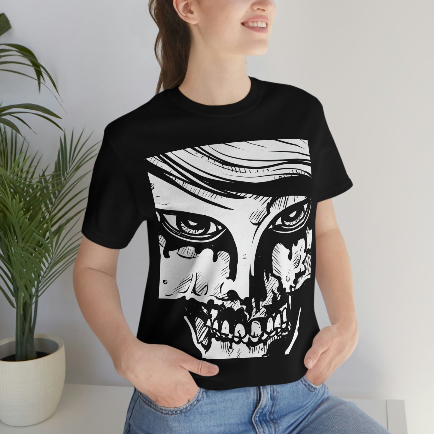 Zombie Girl, Unisex Jersey Short Sleeve Tee