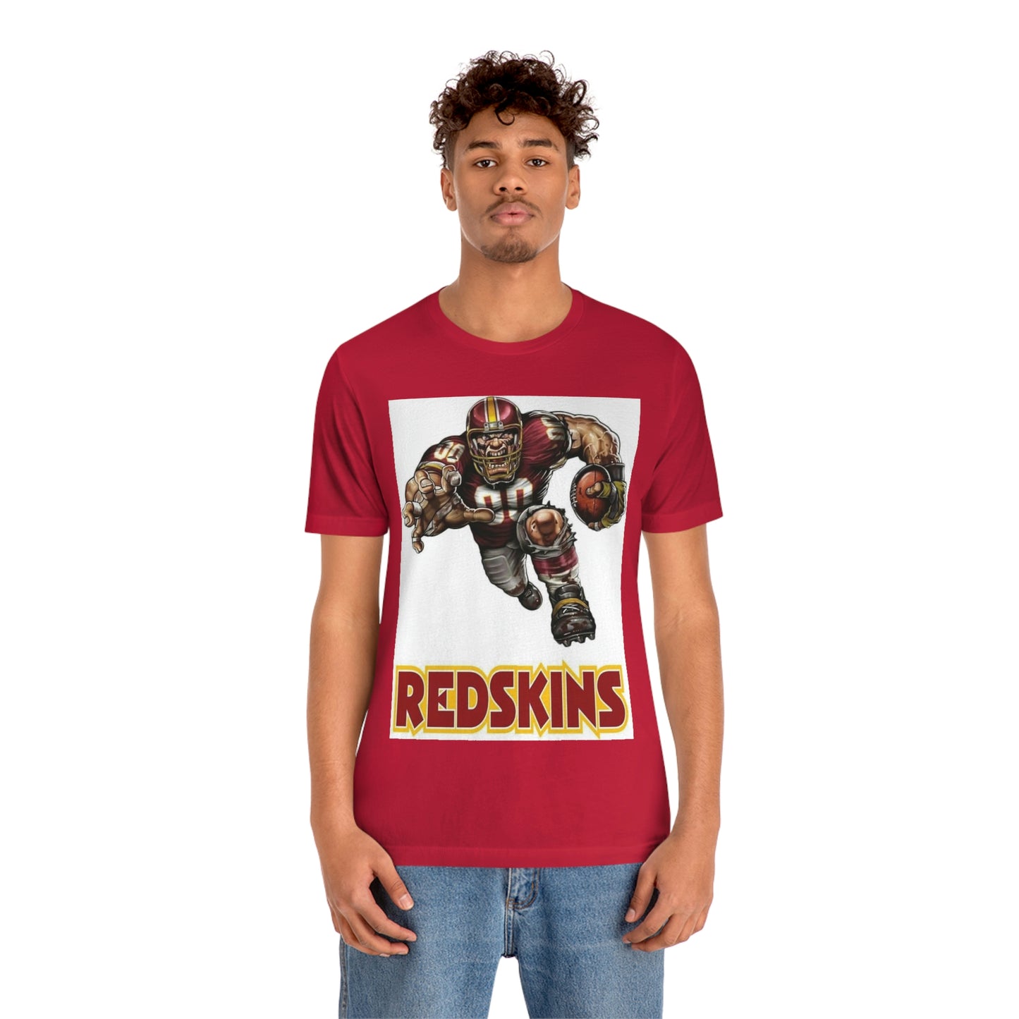 Redskins Football Sports Team Jersey Short Sleeve Tee