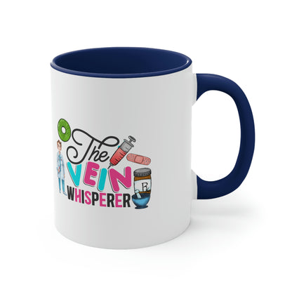 Nurse, Rn, Male 3, The Vein Whisperer, Coffee Mug, 11oz