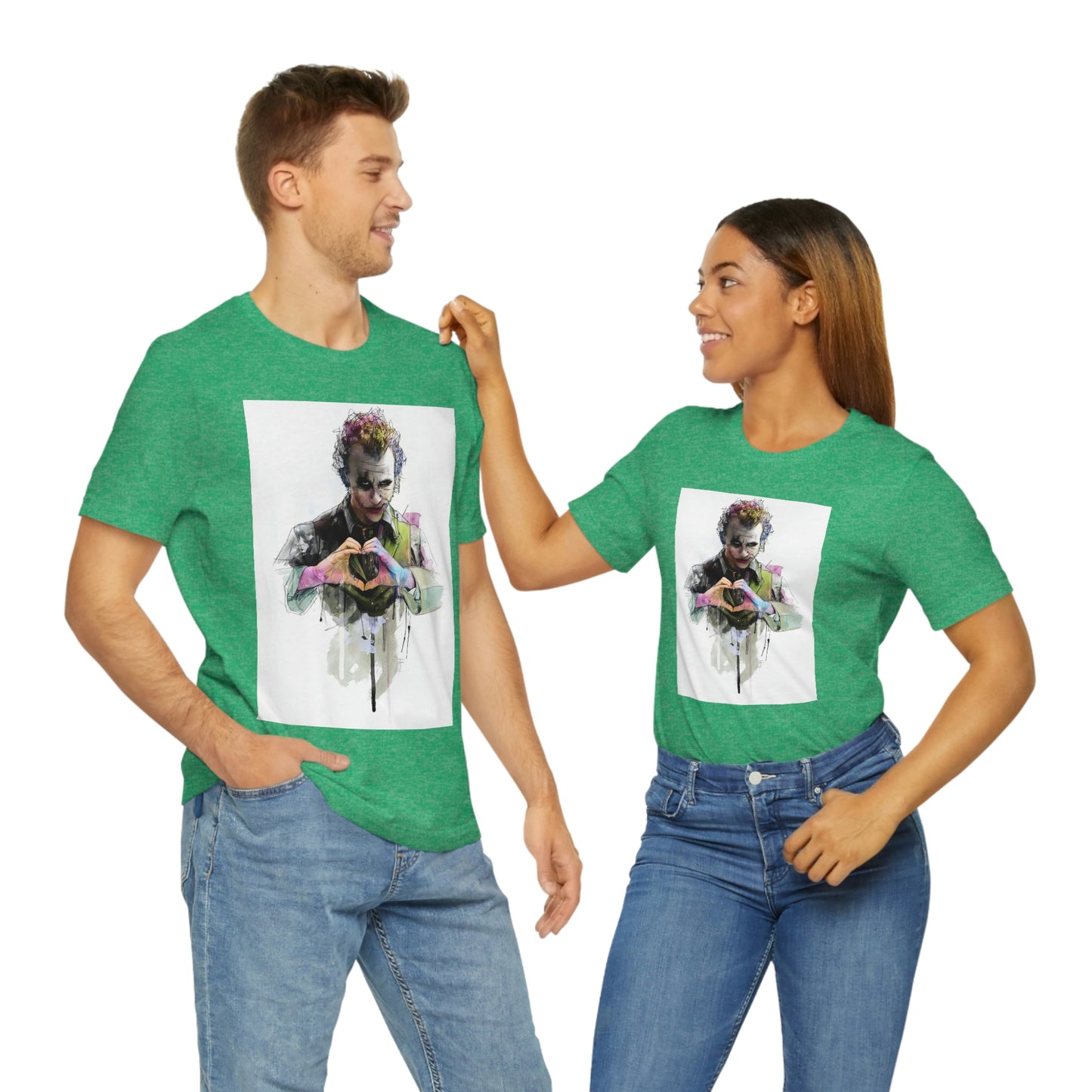 Man Who Stole Our Hearts, Joker Unisex Jersey Short Sleeve Tee