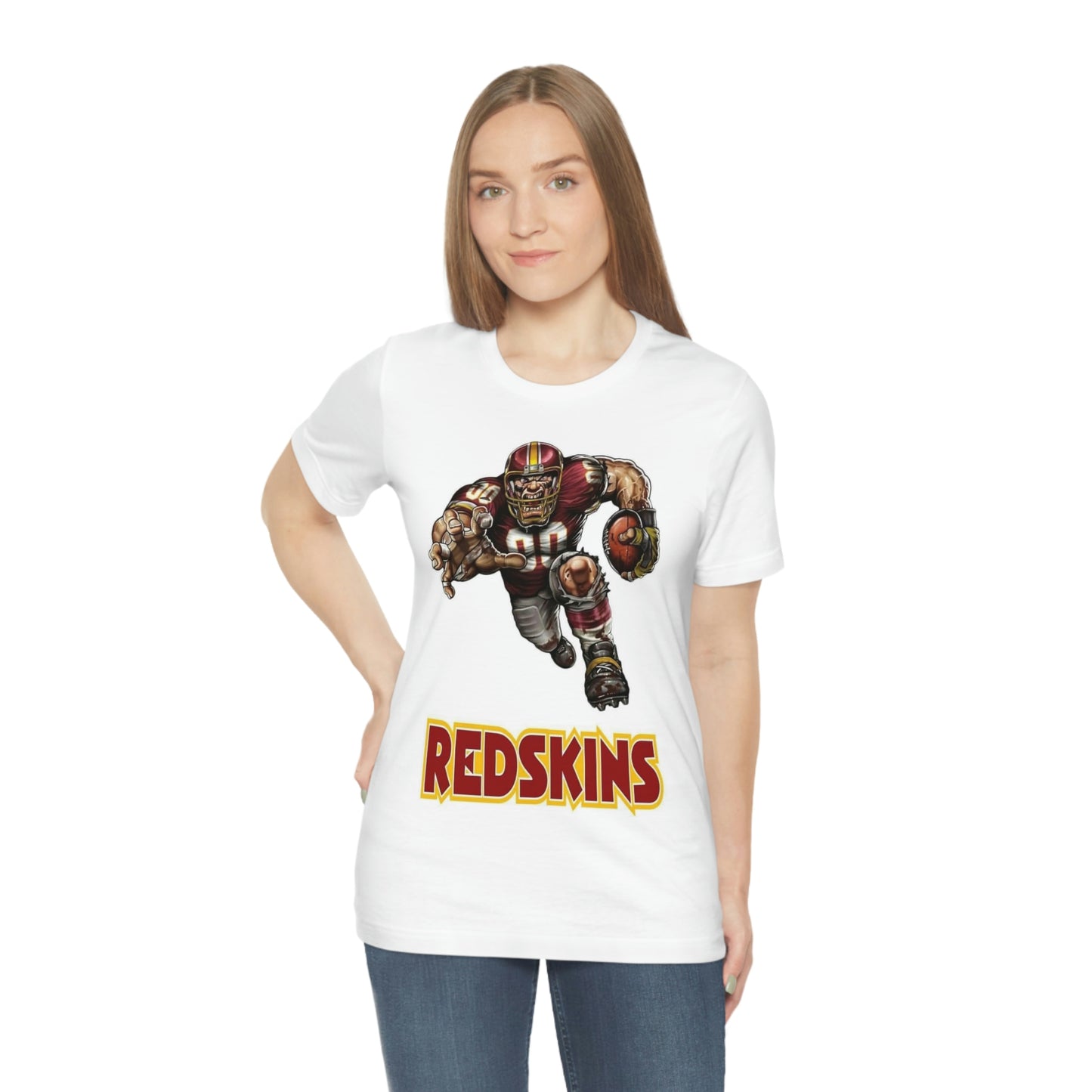 Redskins Football Sports Team Jersey Short Sleeve Tee