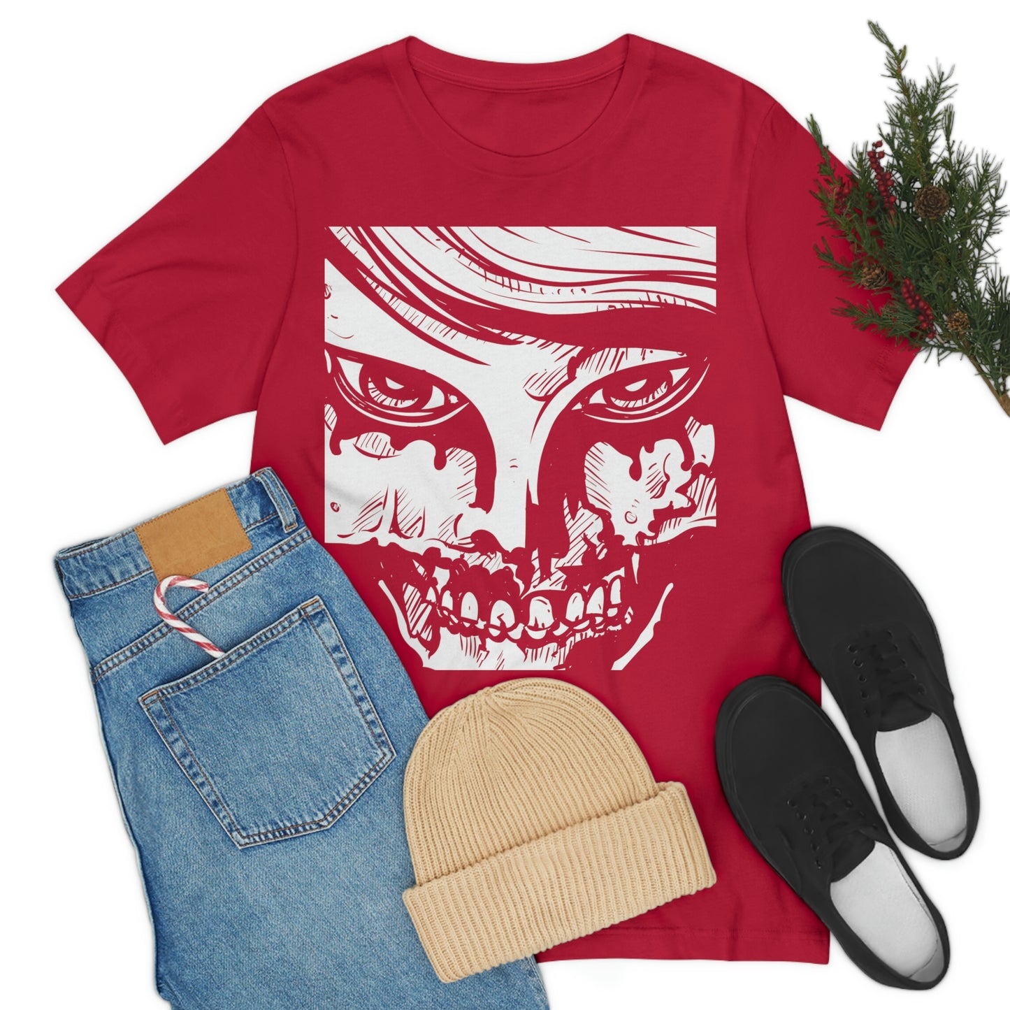 Zombie Girl, Unisex Jersey Short Sleeve Tee