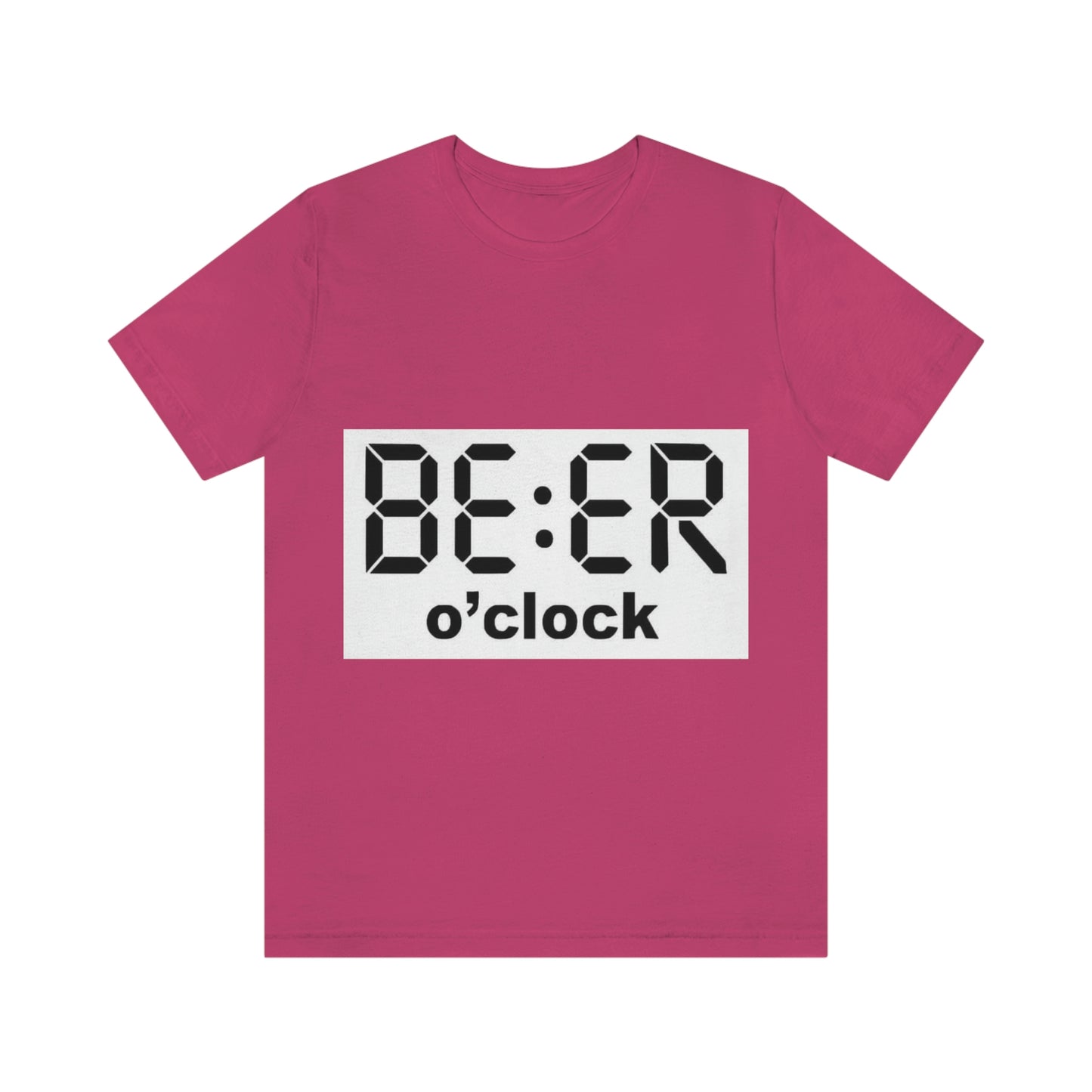 Beer O' Clock, , Unisex Jersey Short Sleeve Tee